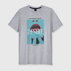 Мужская slim-футболка Cannons - Desire from heartbeat highway