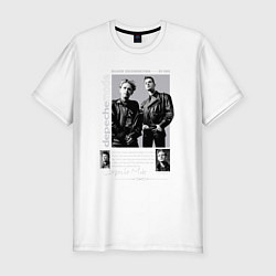 Футболка slim-fit Depeche Mode - Black Celebration, цвет: белый