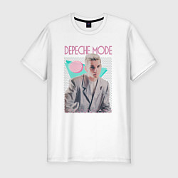 Футболка slim-fit Depeche Mode 80s Dave, цвет: белый