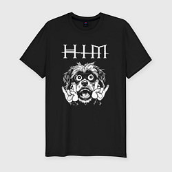 Футболка slim-fit HIM rock dog, цвет: черный