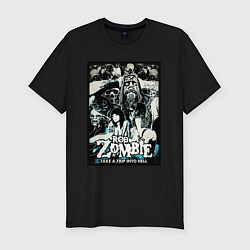 Футболка slim-fit Rob zombie - hell trip, цвет: черный