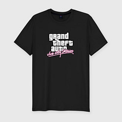 Футболка slim-fit GTA vice city stories game, цвет: черный