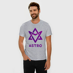 Футболка slim-fit Звезда Astro, цвет: меланж — фото 2