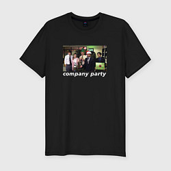 Футболка slim-fit The Office - company party, цвет: черный