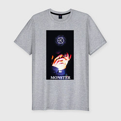 Футболка slim-fit Exo monster, цвет: меланж