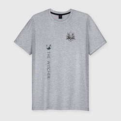 Футболка slim-fit The Witcher grey, цвет: меланж