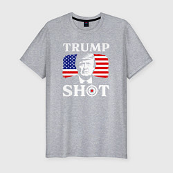 Футболка slim-fit Trump shot, цвет: меланж