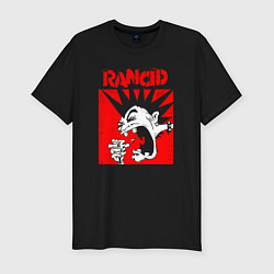 Футболка slim-fit Rancid punk rock, цвет: черный