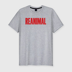 Мужская slim-футболка Reanimal logo