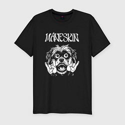 Футболка slim-fit Maneskin rock dog, цвет: черный