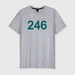 Мужская slim-футболка 246 - Игра в кальмара