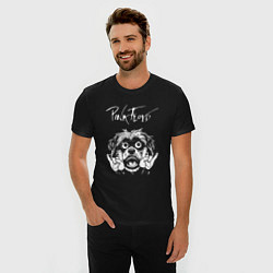 Футболка slim-fit Pink Floyd rock dog, цвет: черный — фото 2