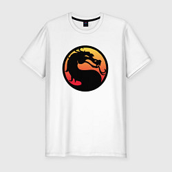 Футболка slim-fit Mortal Kombat, цвет: белый