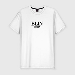 Футболка slim-fit Blin, цвет: белый