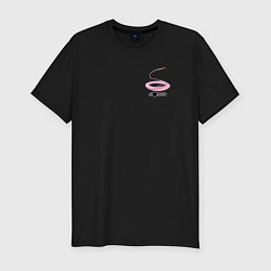 Футболка slim-fit Провод кабель мгтф, цвет: черный
