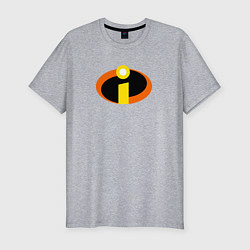 Мужская slim-футболка Суперсемейка