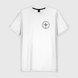 Футболка slim-fit 30 Seconds to Mars: logo, цвет: белый