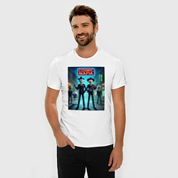 Футболка slim-fit Rick and Morty - cosmic mafia, цвет: белый — фото 2
