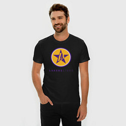 Футболка slim-fit Lakers stars, цвет: черный — фото 2