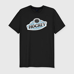 Футболка slim-fit Play hockey, цвет: черный