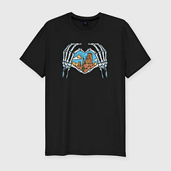 Футболка slim-fit Desert love, цвет: черный