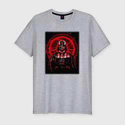 Мужская slim-футболка Звезда смерти Дарт Вейдер