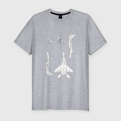 Мужская slim-футболка Микоян гуревич 29