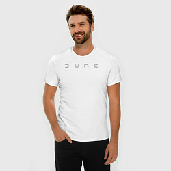 Футболка slim-fit Dune logo, цвет: белый — фото 2