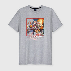 Мужская slim-футболка Гуйнайфэнь