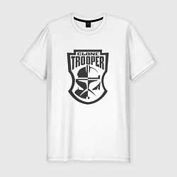 Футболка slim-fit Clone trooper, цвет: белый