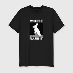 Футболка slim-fit White rabbit, цвет: черный