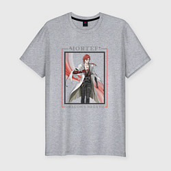 Мужская slim-футболка Mortefi Dragons Breath