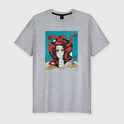 Мужская slim-футболка Medusa the Gorgon