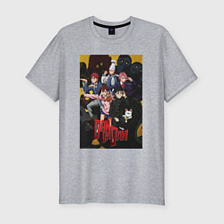 Футболка slim-fit Дандадан: Все герои, цвет: меланж