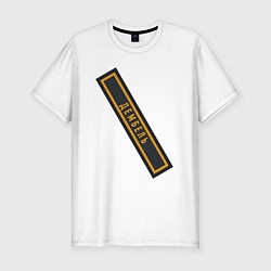Футболка slim-fit Дембель, цвет: белый