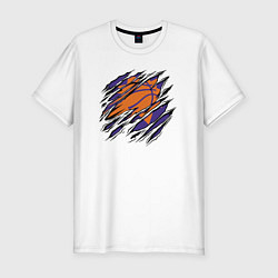 Футболка slim-fit Финикс Санз, цвет: белый