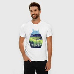 Футболка slim-fit Nature Totoro, цвет: белый — фото 2