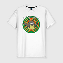 Футболка slim-fit Вот и всё соседи, цвет: белый