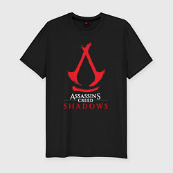 Футболка slim-fit Assassins Creed Shadows - badge, цвет: черный