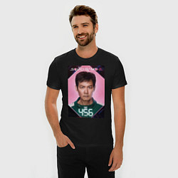 Футболка slim-fit Игра в кальмара Сон Ки-Хун, цвет: черный — фото 2