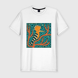 Мужская slim-футболка Удод