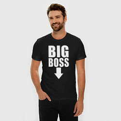 Футболка slim-fit Big boss arrow, цвет: черный — фото 2