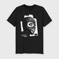 Футболка slim-fit Here is to the crazy ones, цвет: черный