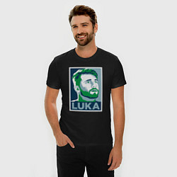 Футболка slim-fit Luka Doncic obey, цвет: черный — фото 2