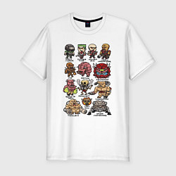 Футболка slim-fit Doom demons, цвет: белый