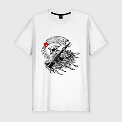 Футболка slim-fit Logo Sons Of Anarchy, цвет: белый