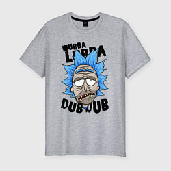 Мужская slim-футболка Drunk Rick