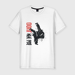 Мужская slim-футболка Дзюдо