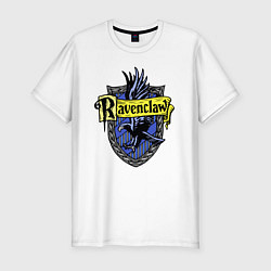 Мужская slim-футболка Ravenclaw emblem