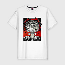 Футболка slim-fit Metallica - Toronto playbill, цвет: белый